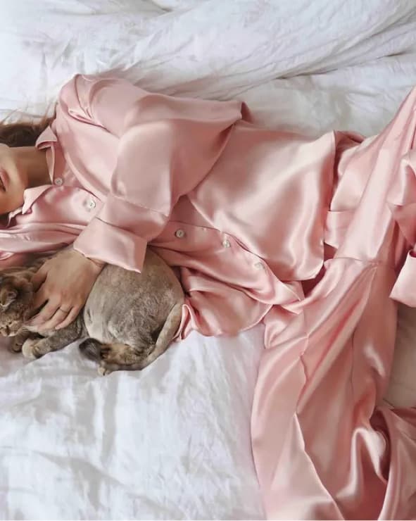 Chic Satin Pajama Set - Image 2