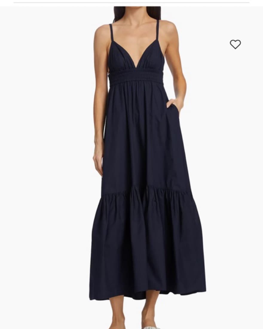 ALC Rhodes V Neck Tiered Maxi Dress - Image 2