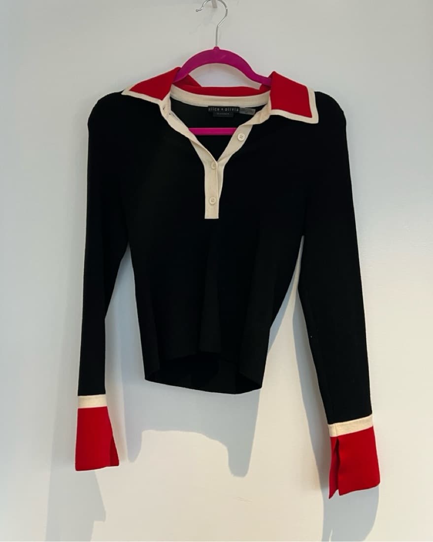 Alice + Olivia  Colorblock Sweater  - Image 5