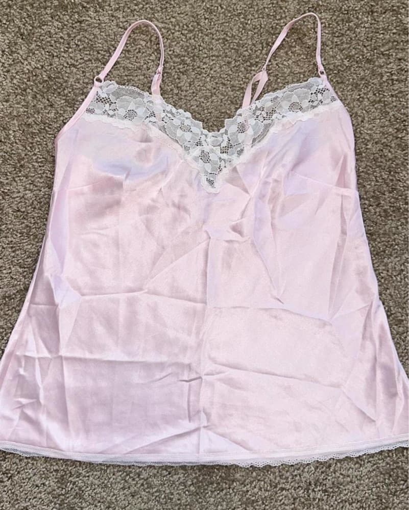 Vintage Silk Tank Top - Image 1