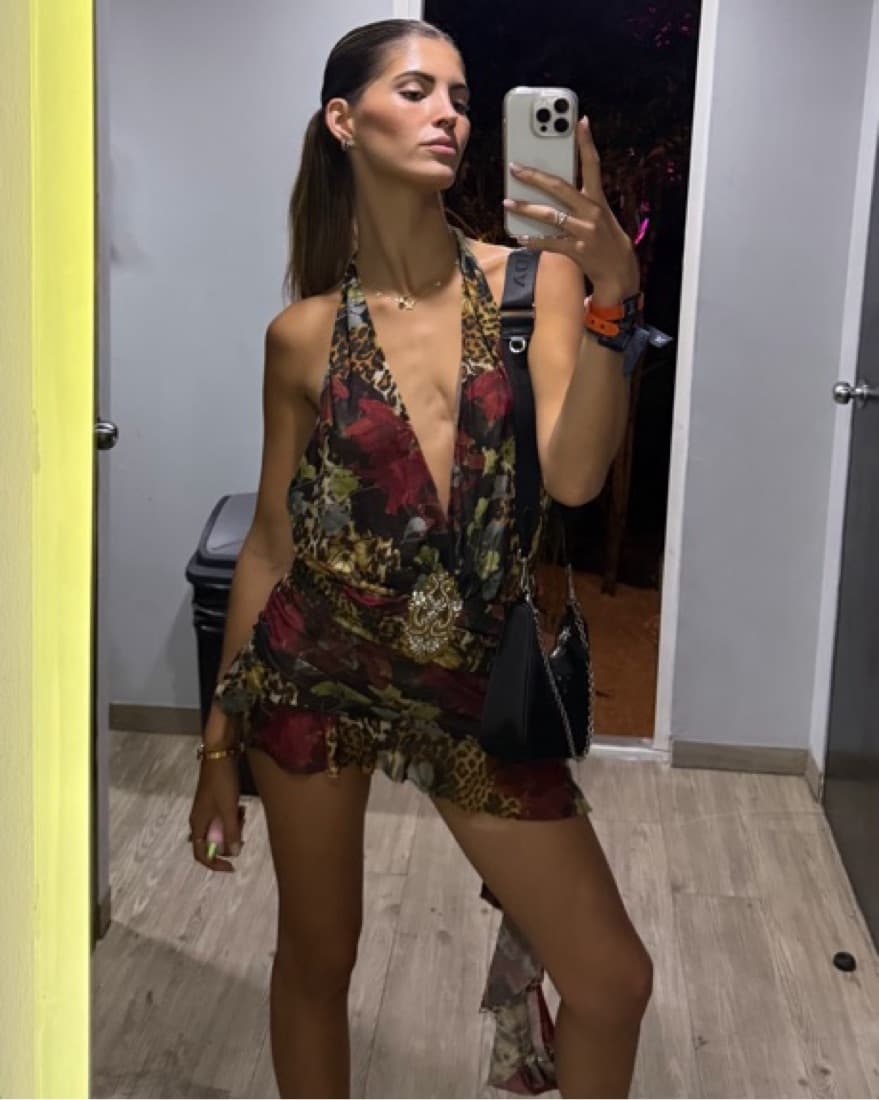 Jaded London Cindy Mini Dress Cheetah - Image 2