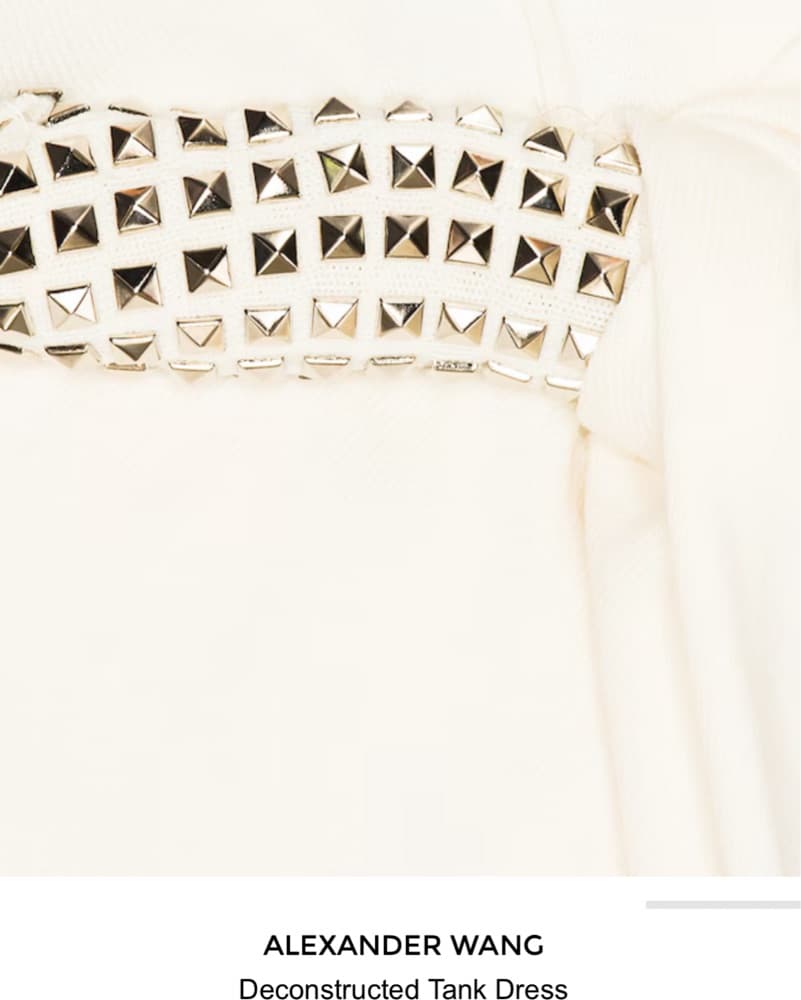Alexander Wang White Mini Dress - Image 5