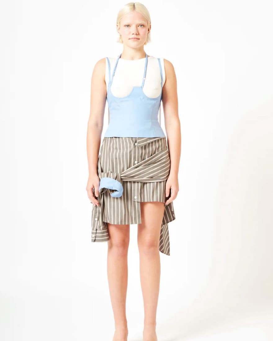 Jane Wade Boyfriend Shirt Skirt  - Image 1