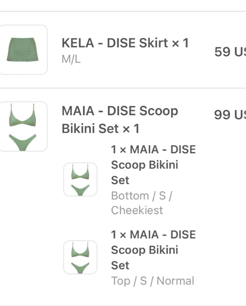 Triangl Bikini 3 Piece Set  - Image 3
