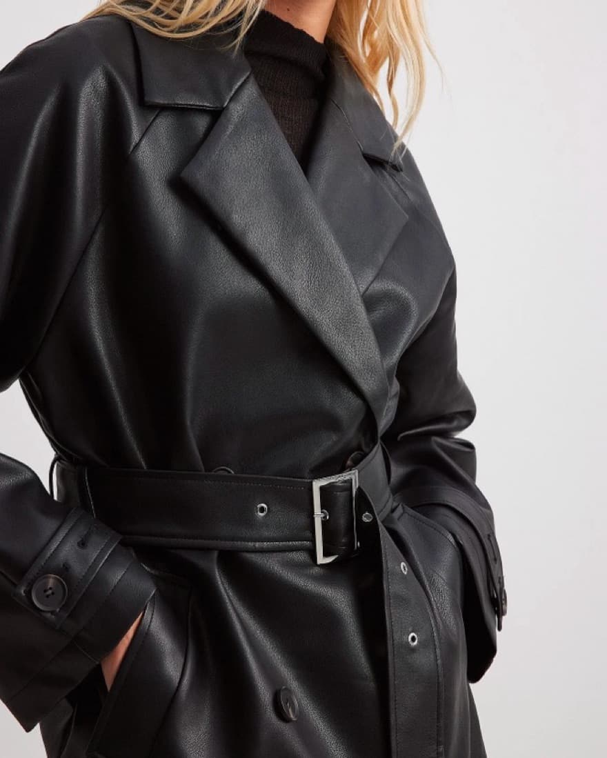 NA-KD Belted Trenchcoat  - Image 4