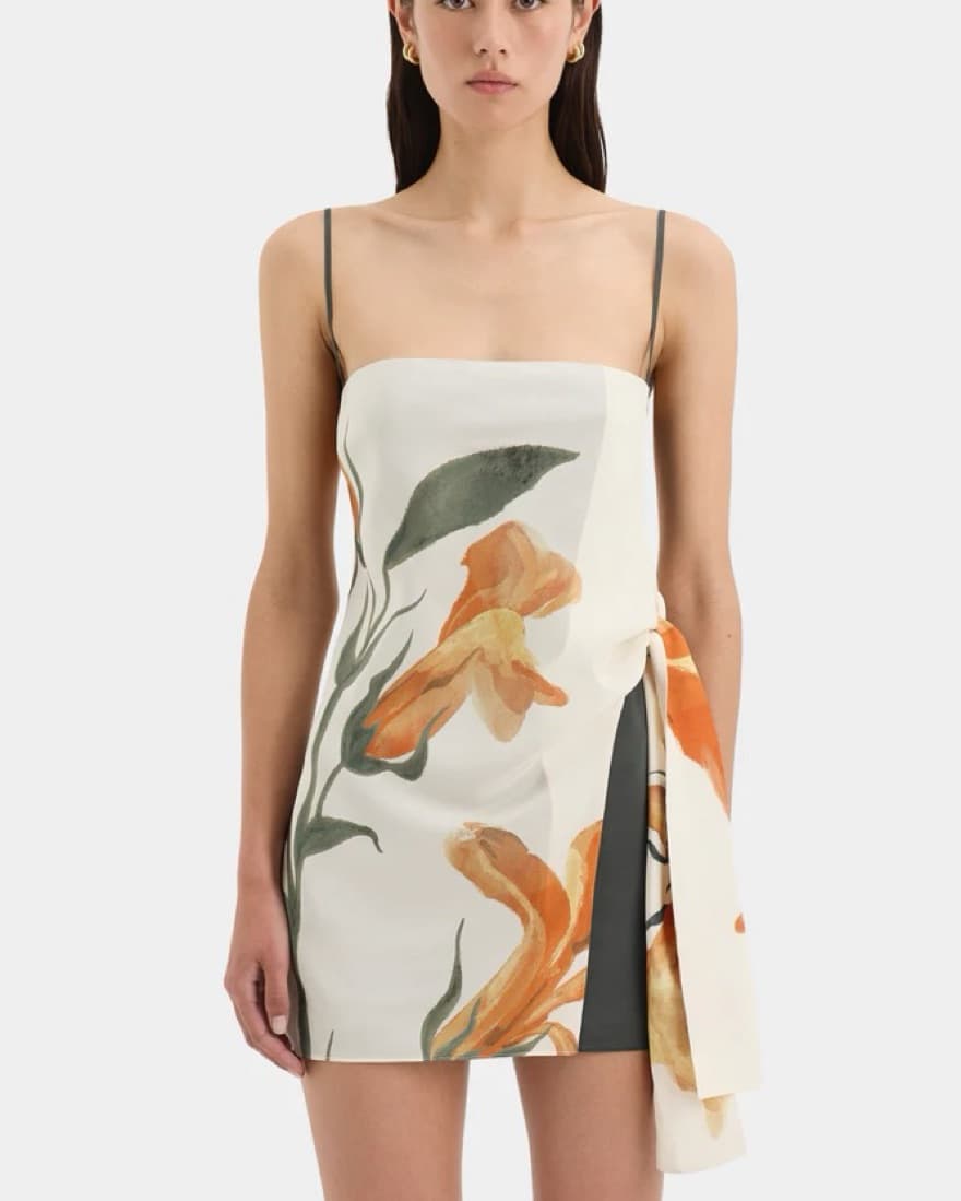 SIR. Tie Mini Dress  - Image 4