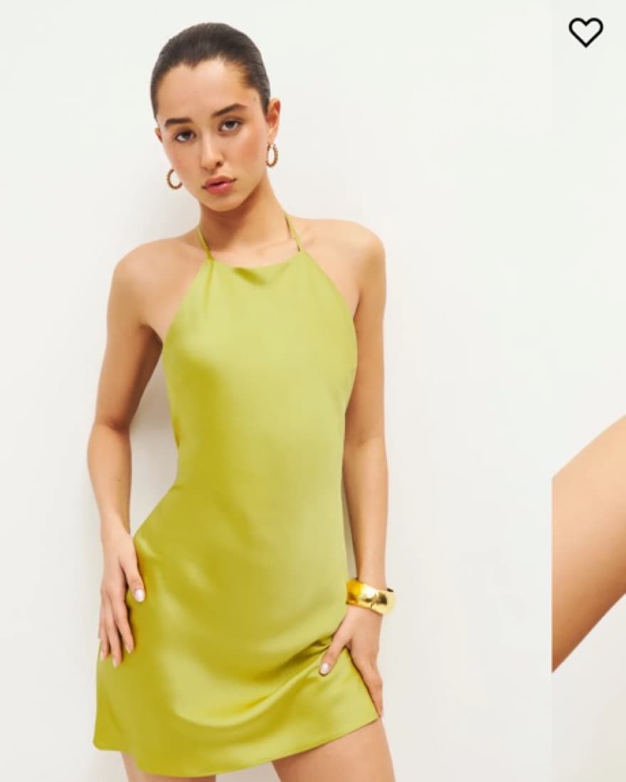 Reformation Jennis Silk Dress - Image 5