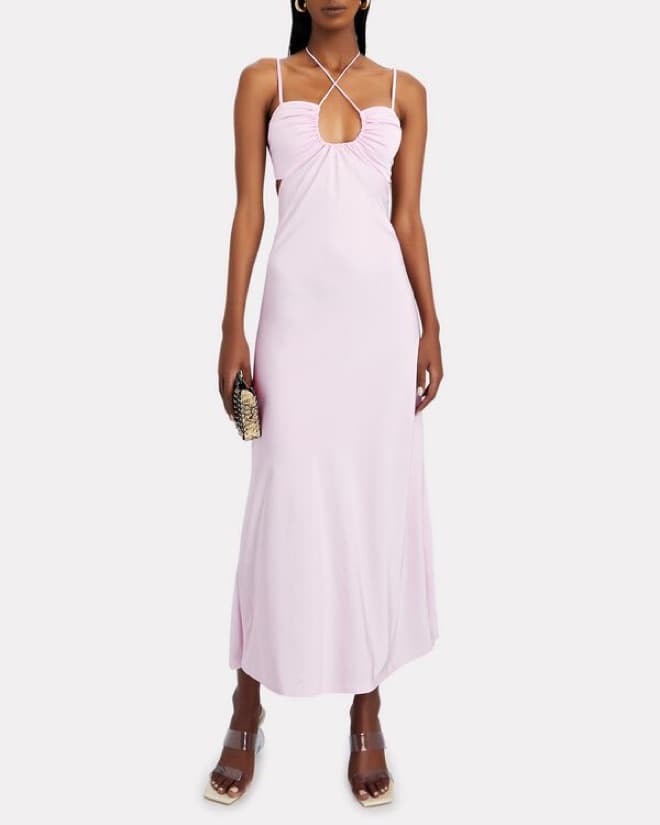 A.L.C Sienna Halter Dress - Image 2