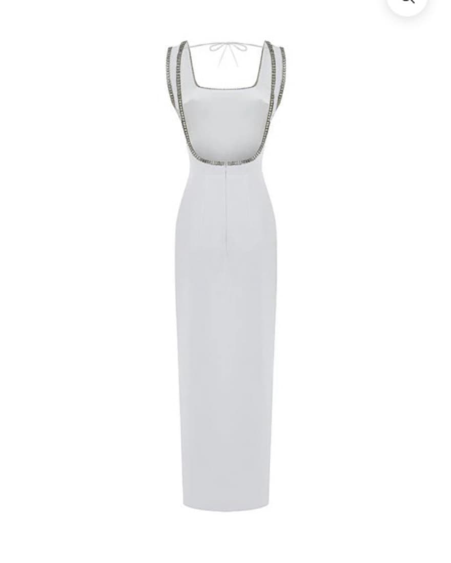 Rasario- CRYSTAL EMBELLISHED CREPE LONG  - Image 2