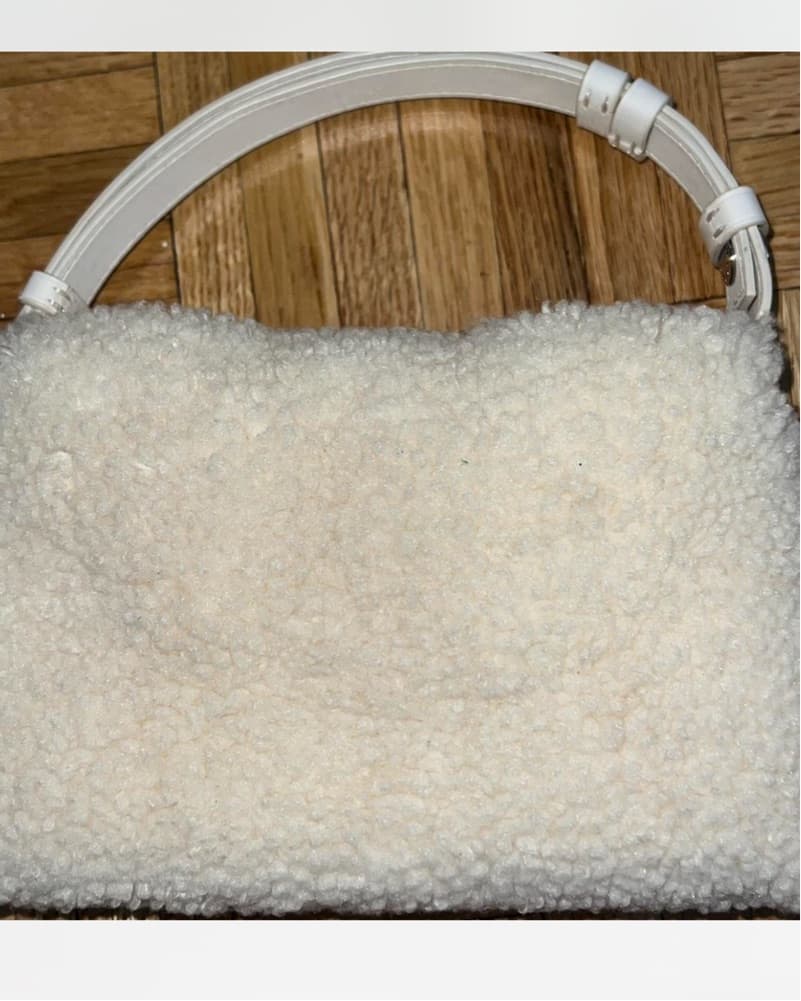 Sherpa Teddy Adjustbale Strap Bag - Image 3