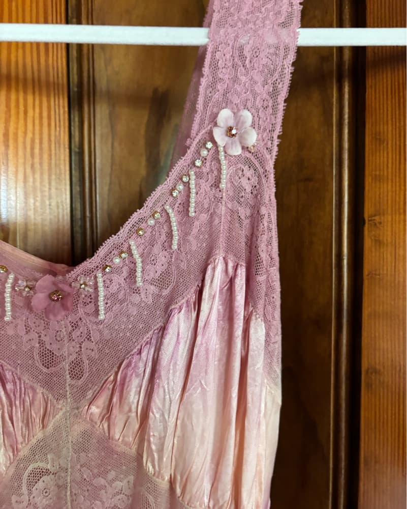 Love Shack Fancy Lace Trim Maxi Dress - Image 3