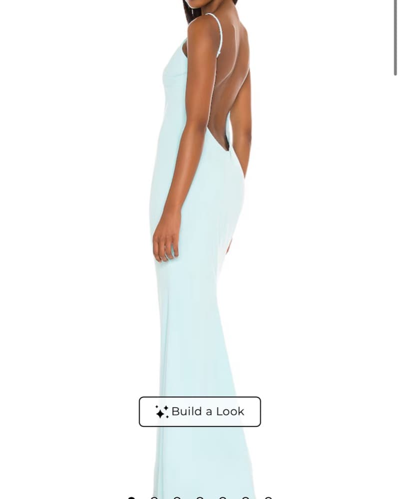 Blue Revolve Formal Dress - Image 3