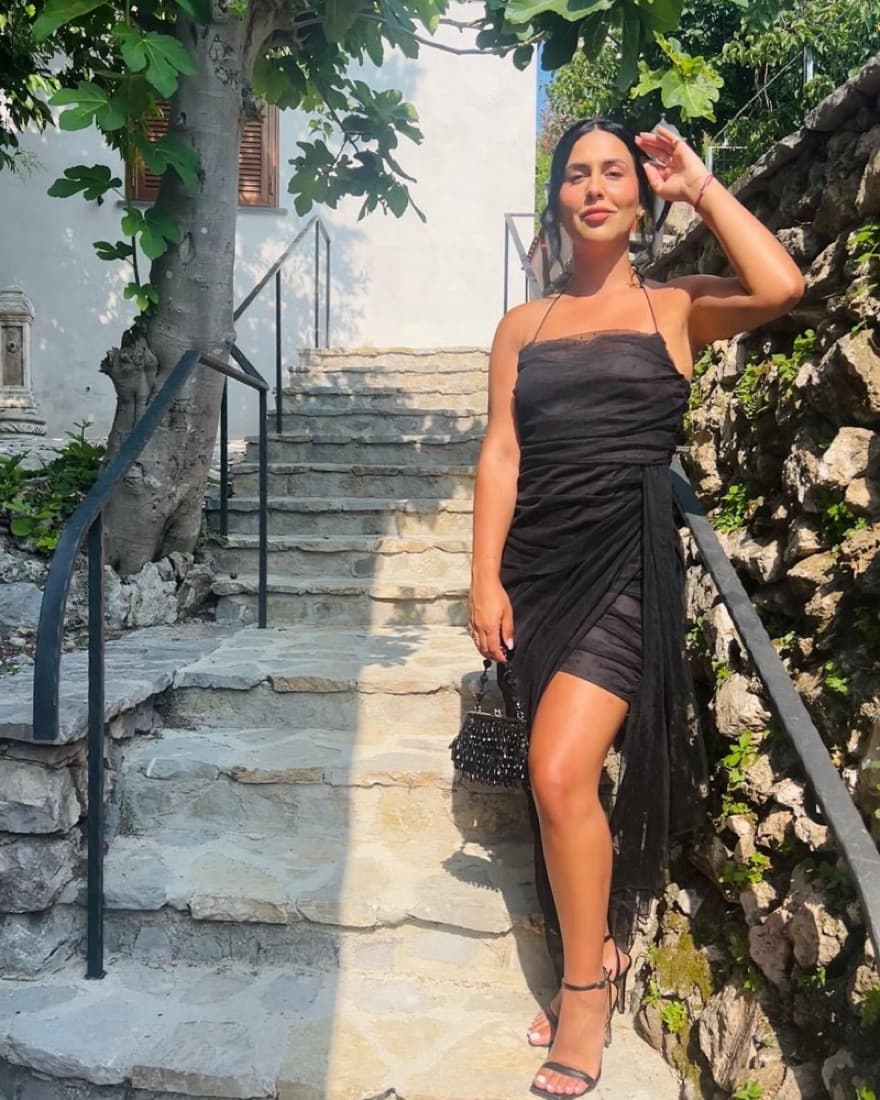 Black Majorelle Sophia Gown - Image 4