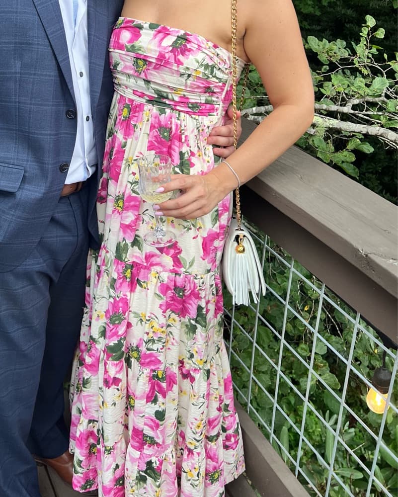 Vibrant Floral Maxi Dress - Image 1