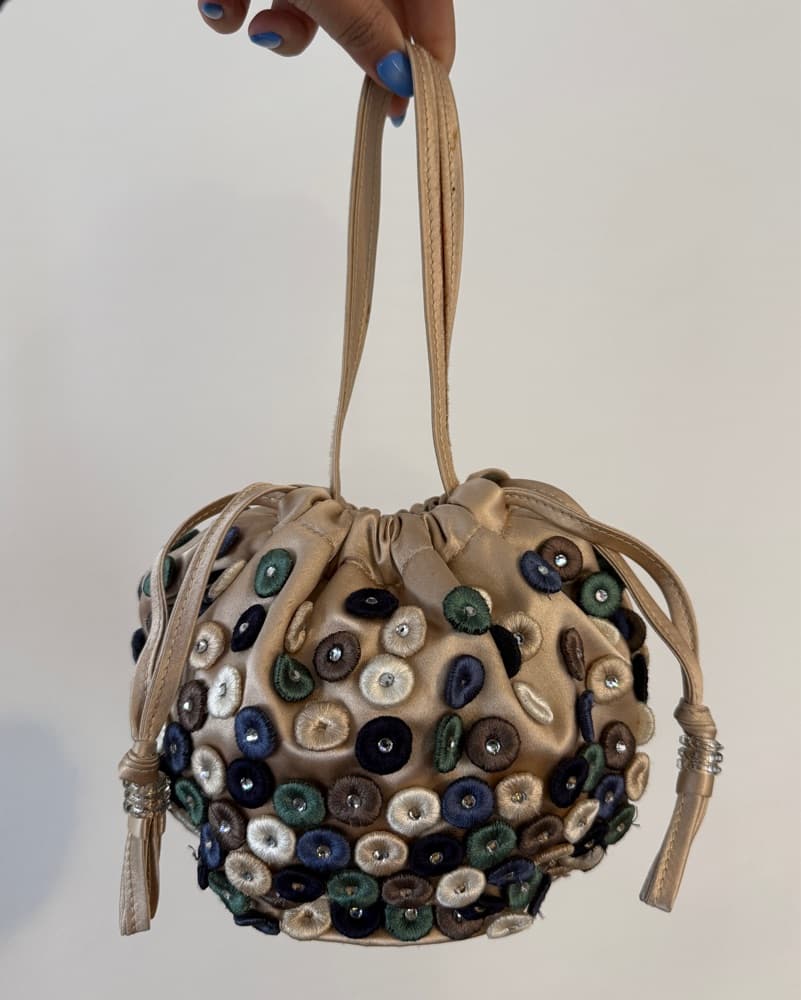 Vintage Giorgio Armani Silk Bag  - Image 1