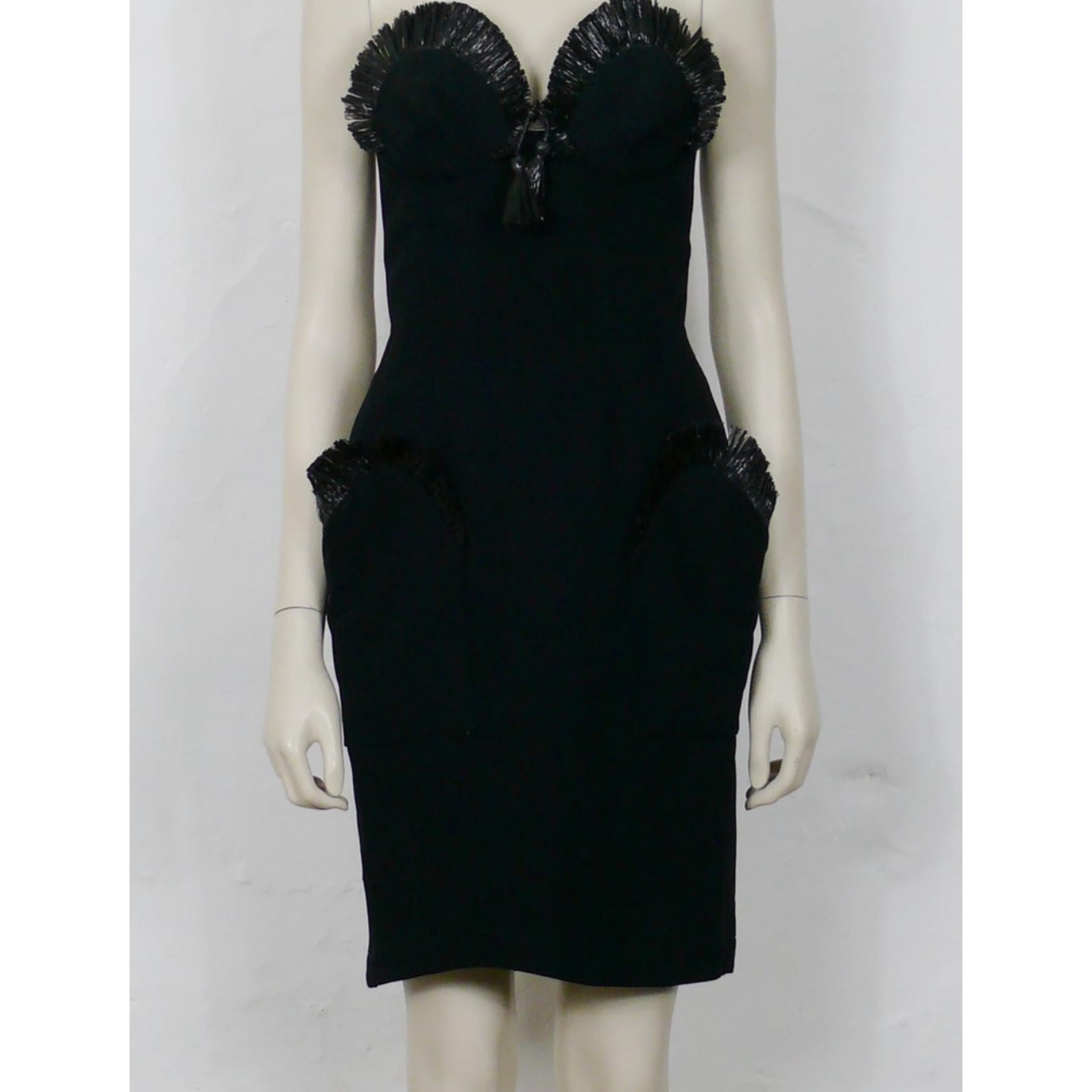 Mugler raffia Dress SS/95 - Image 3
