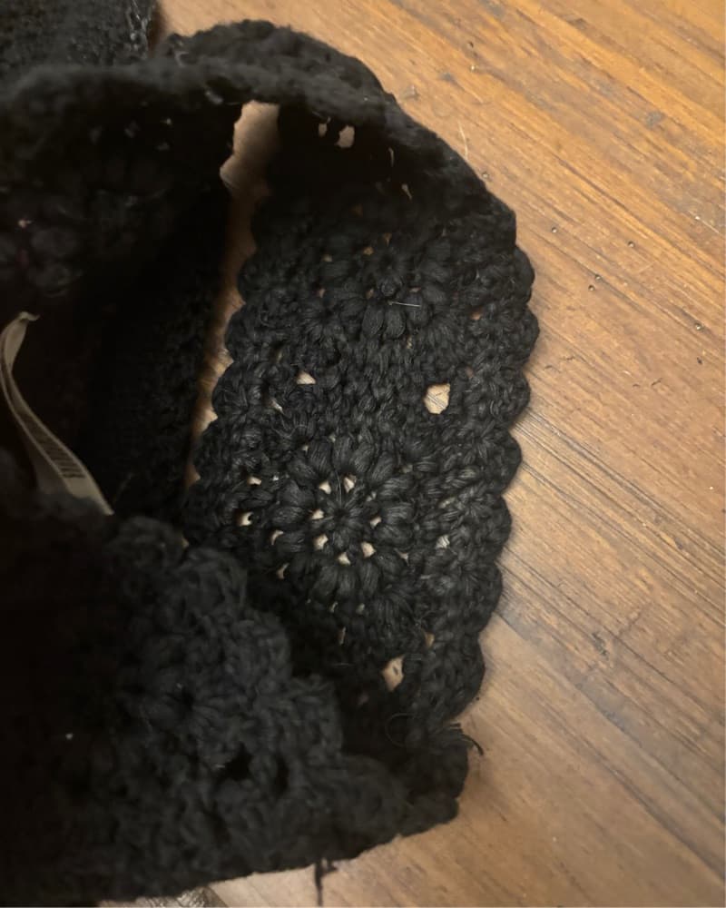 Frankie’s Bikinis Black Crochet Set  - Image 6