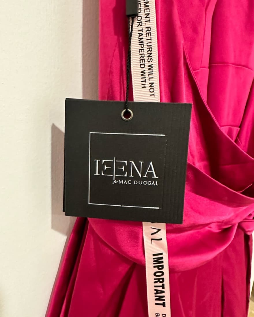 Mac Duggal Pink Halter Neck Gown - Image 4