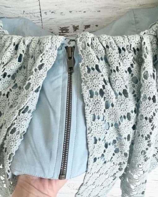 Tularosa - Dusty Blue OTS Top - Image 5