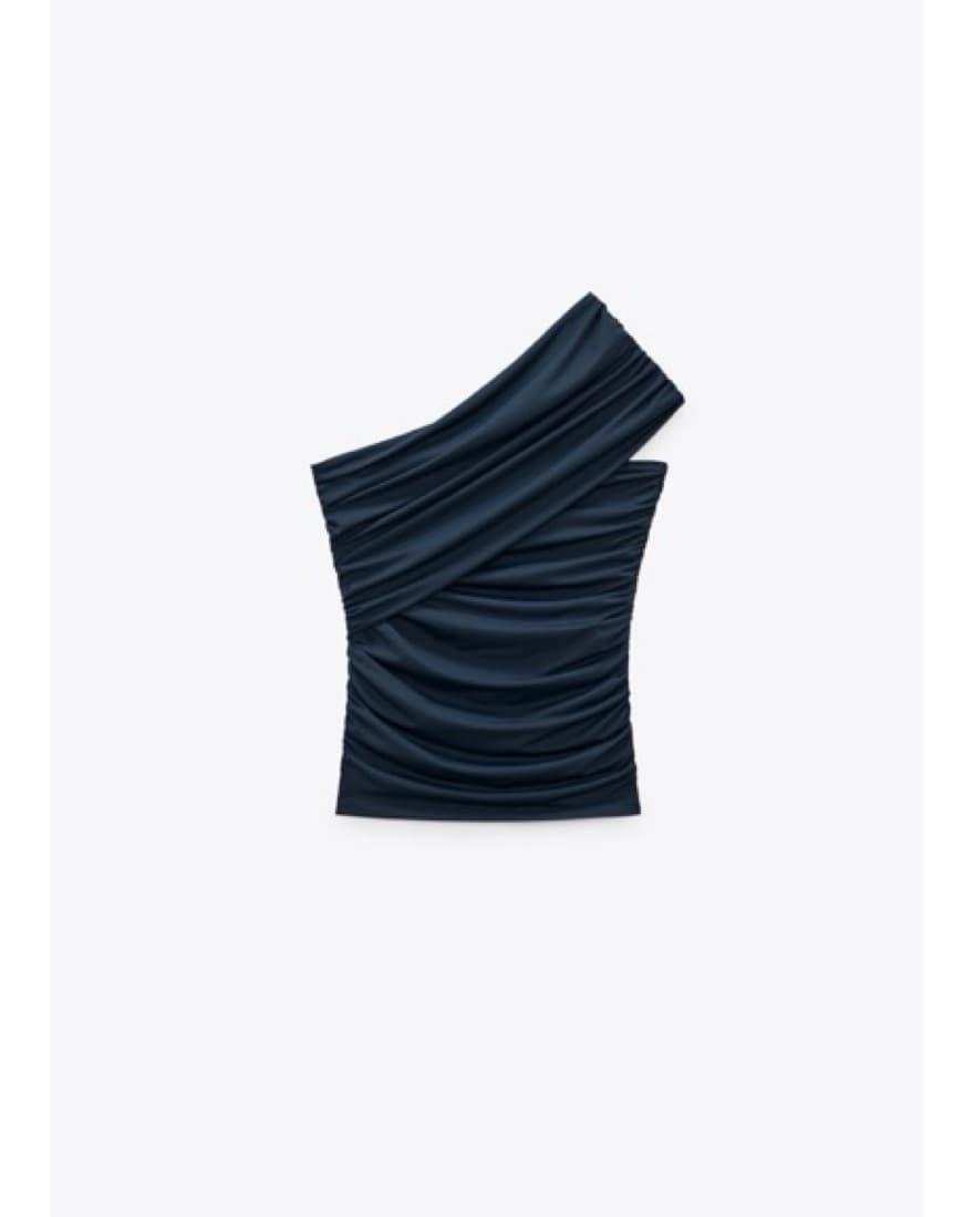 Viral Zara Ruched Top + Skirt Set - Image 1