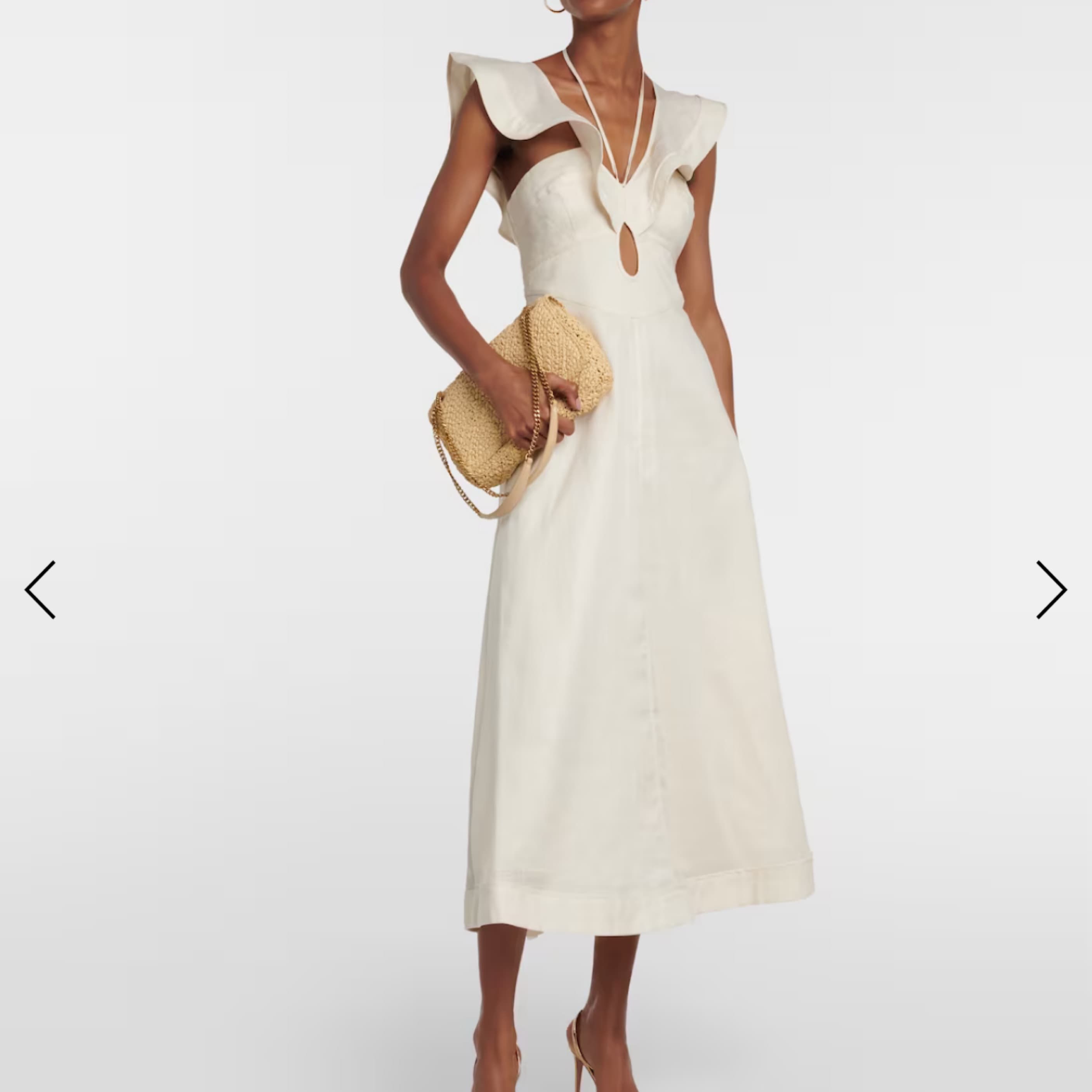 Zimmerman Linen Midi Dress - Image 1