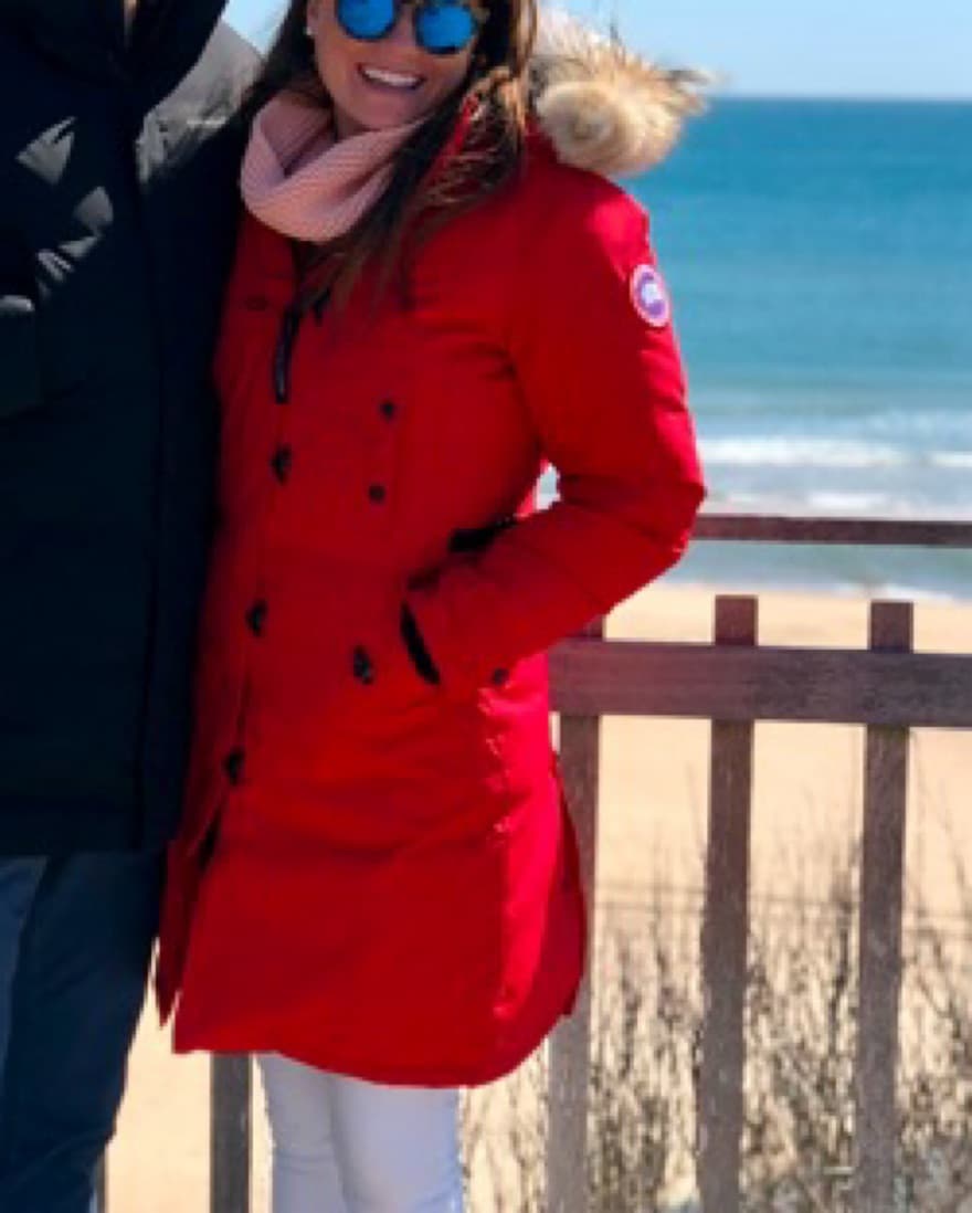 Canada Goose Red Parka - Image 3