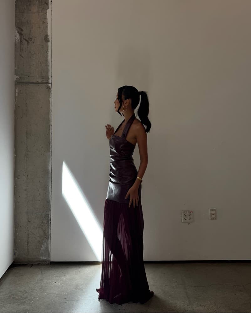 Delfi Collective Magenta Gown - Image 1