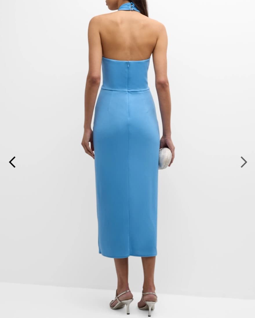 Cinq A Sept Blue Dress - Image 2