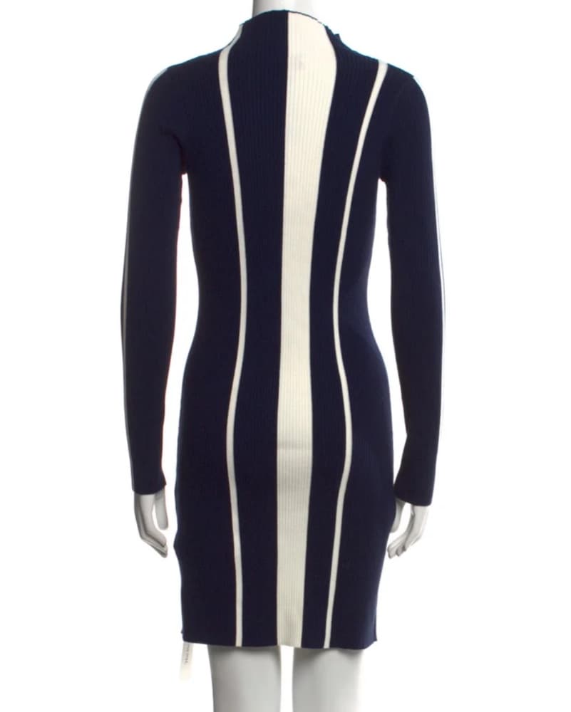 Reiss Striped Knit Mini Dress - Image 3