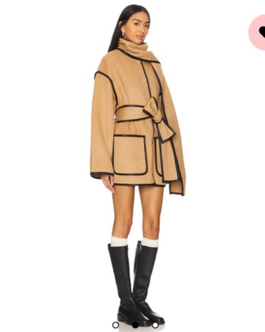 Tularosa Diana Coat In Camel  - Image 2