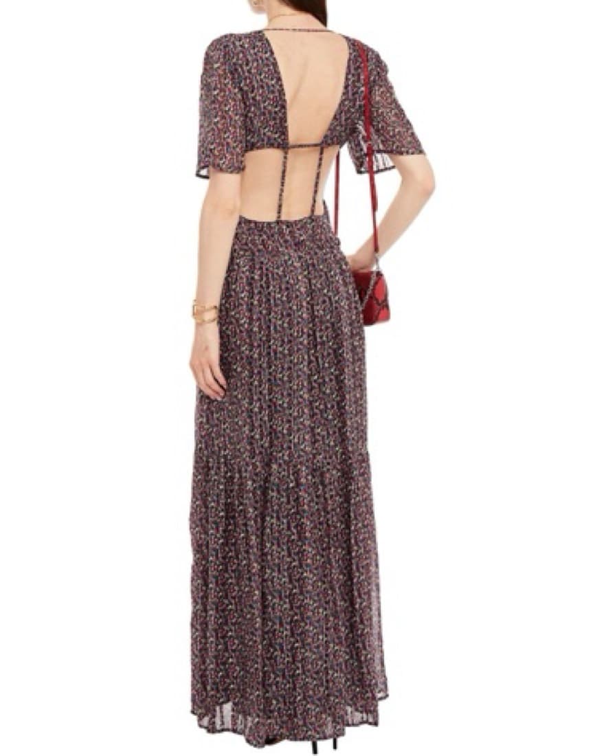 Ba&sh Metalic Black Maxi Dress - Image 3