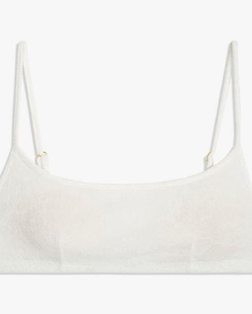 WeWoreWhat Pull On Towel Terry Bra Top  - Image 2