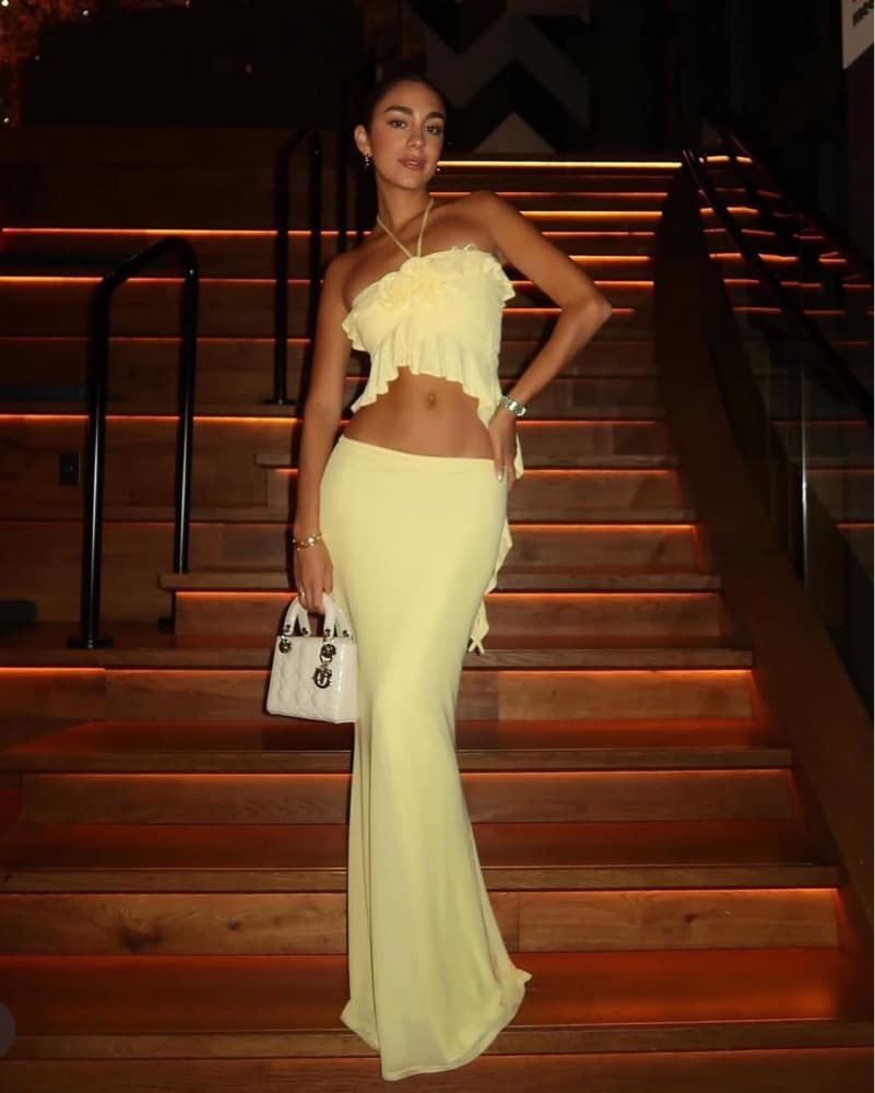 AFRM Yellow Skirt Set - Image 2