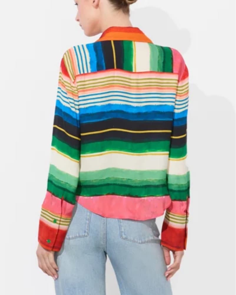 A&O Hannon Tie Front Blouse - Image 2