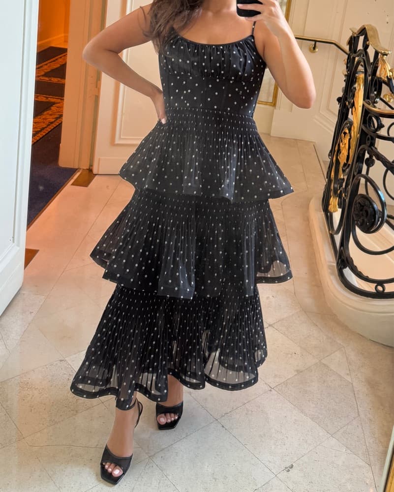 Zimmermann Polka Dot Tiered Dress - Image 1