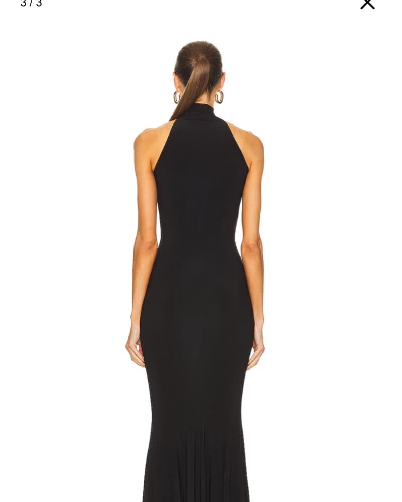 Norma Kamali Fishtail Scarf Gown  - Image 4