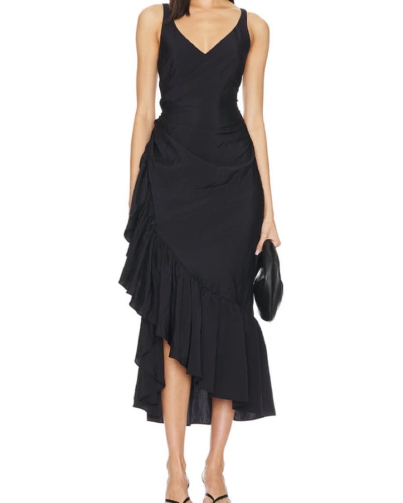5à7 Mimi Dress in Black - Image 1
