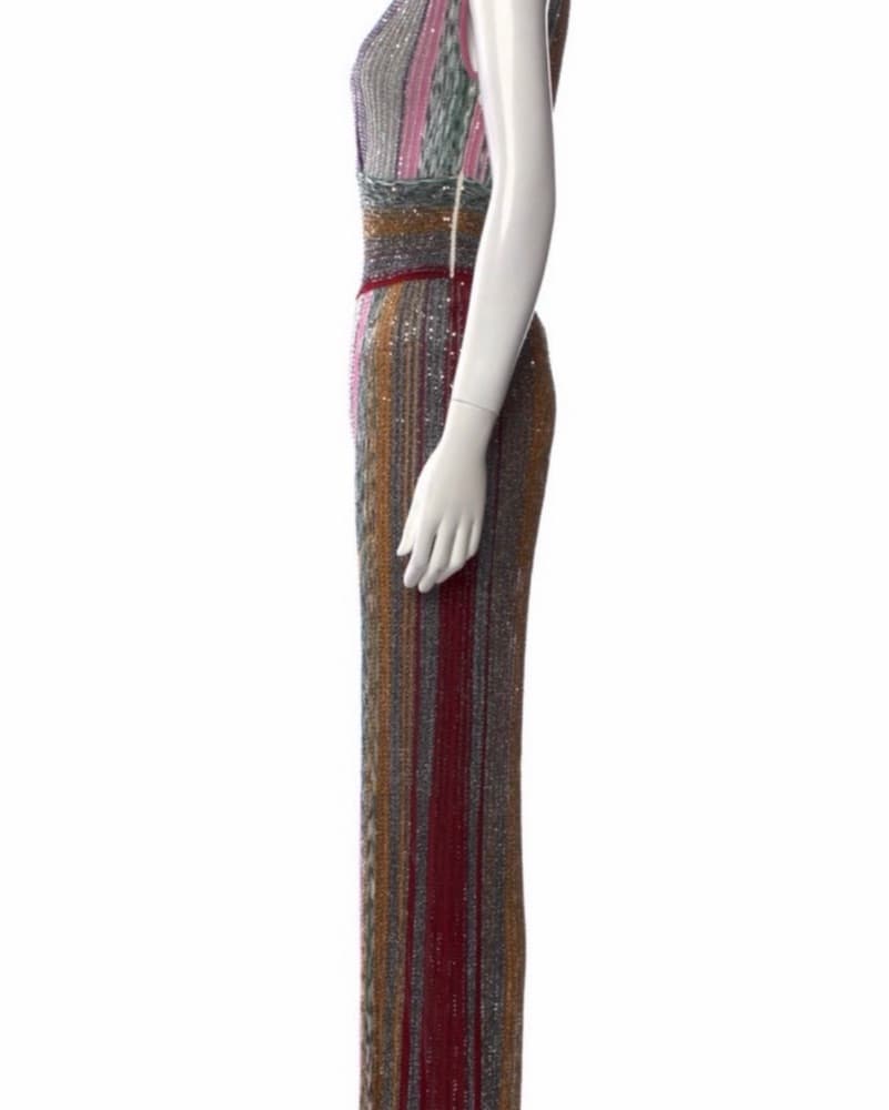 Missoni Striped V Neck Jumpsuit - Image 2