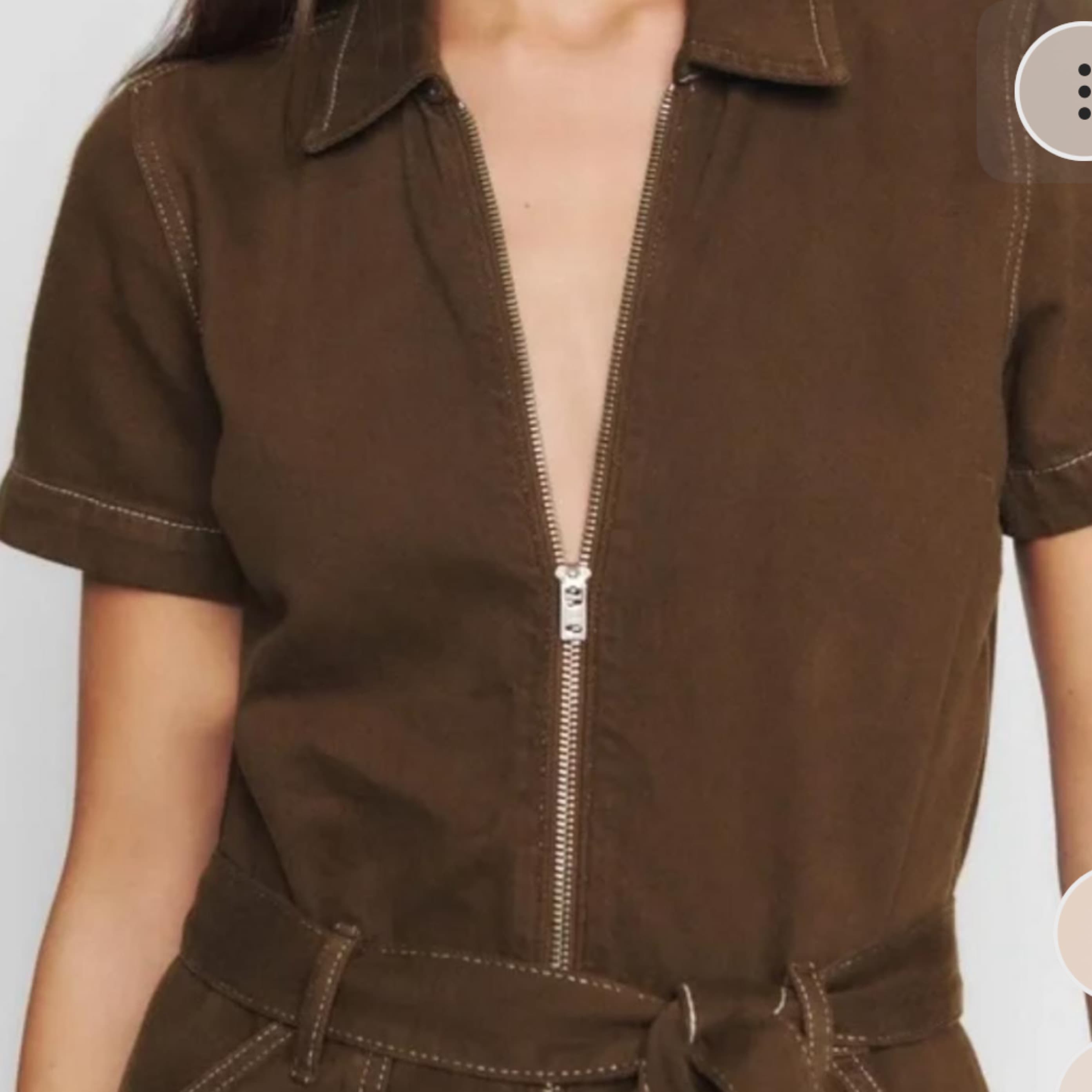 Reformation Denim Jumpsuit - Image 5