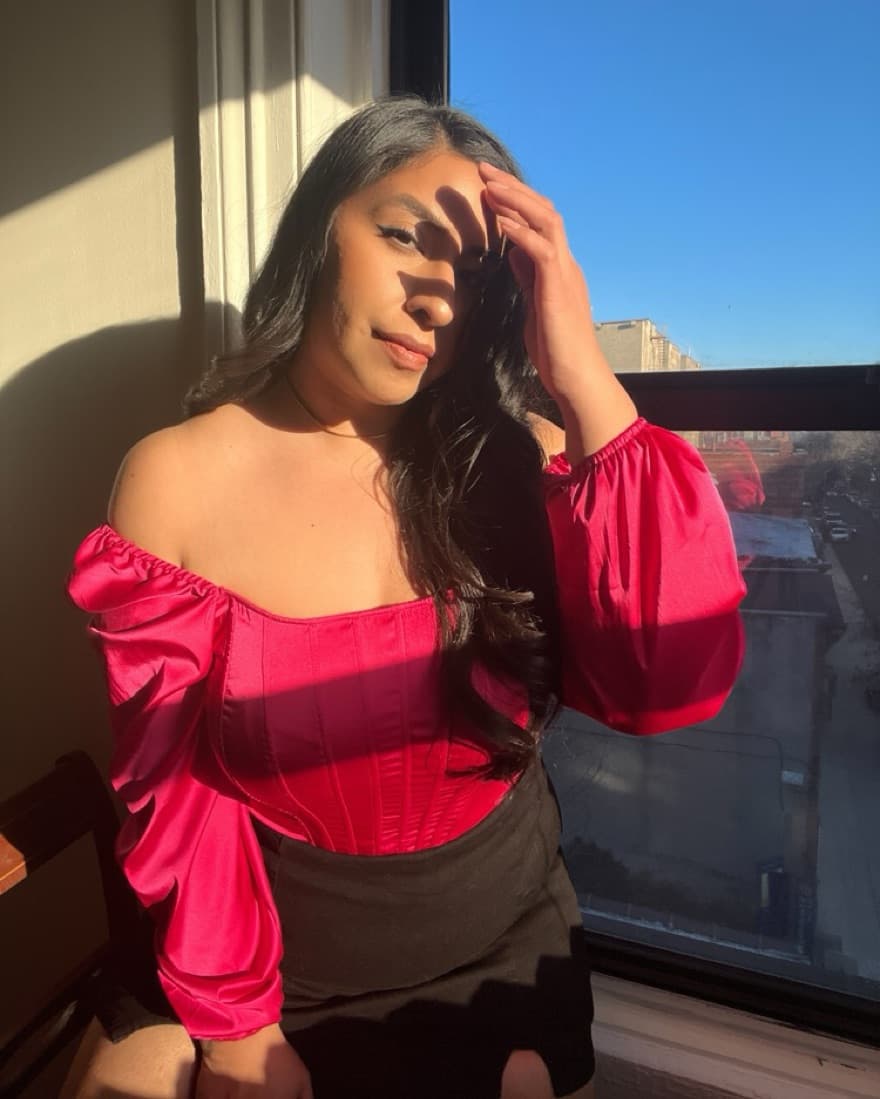 Fashion To Figure Pink Corset Top - Image 1