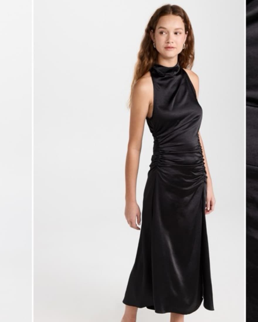 A.L.C. Black Silk “Inez Dress” - Image 3
