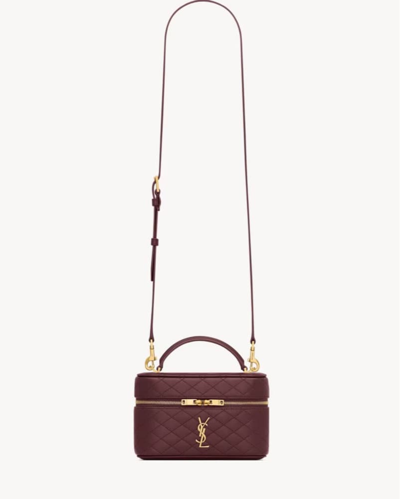 YSL vanity Bag Burgundy  - Image 3