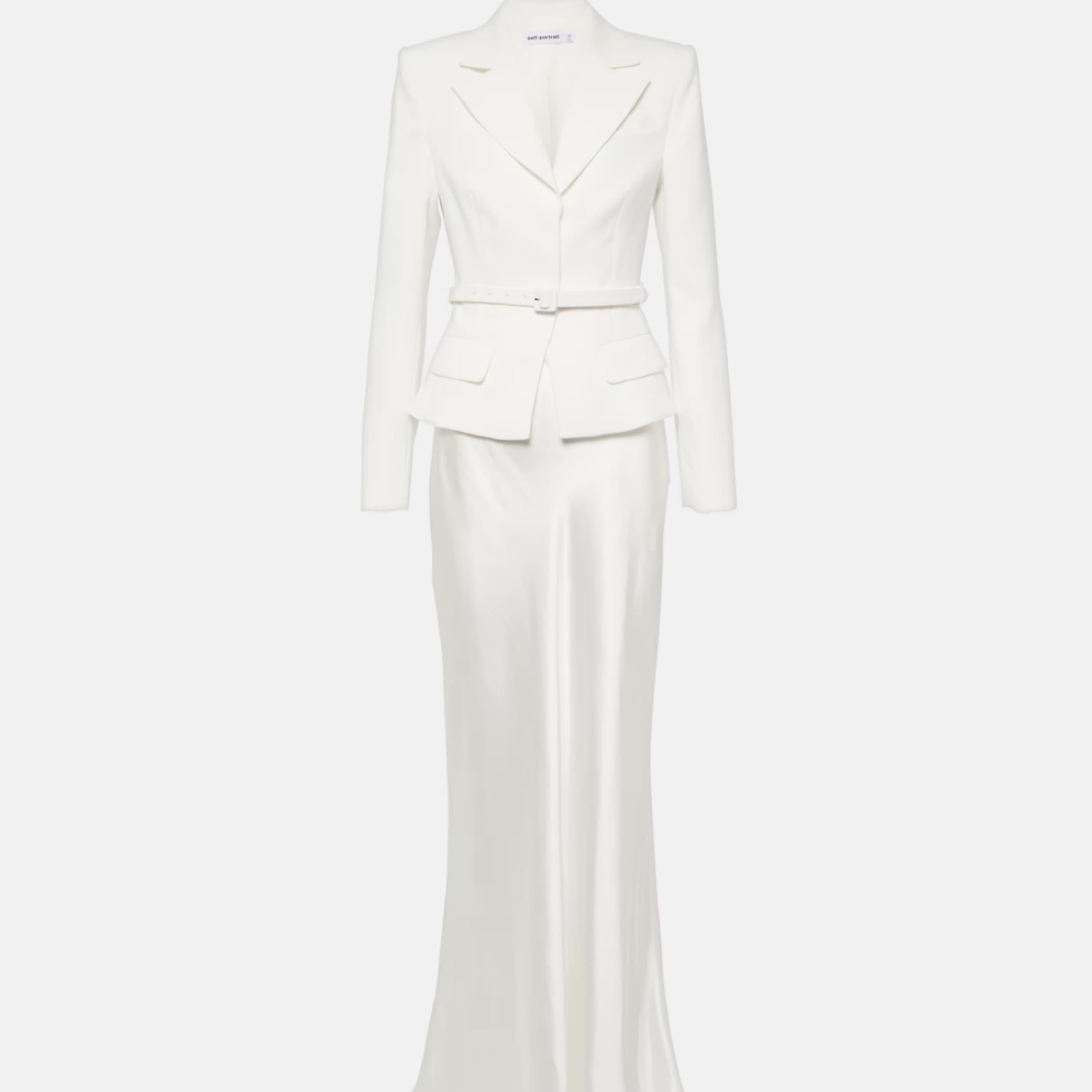 Self Portrait Crepe Maxi Dress - Image 4
