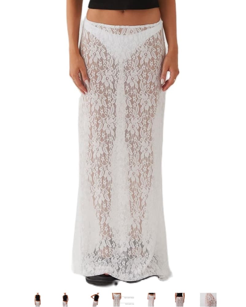 Lace Skirt And Halter Top Together - Image 6