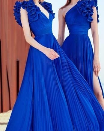 Designer Pleated Gown (Elie saab) - Image 3