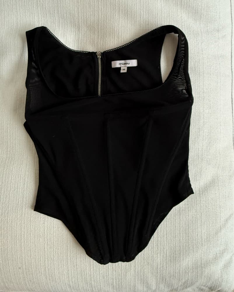 Miaou Black Campbell Corset  - Image 2