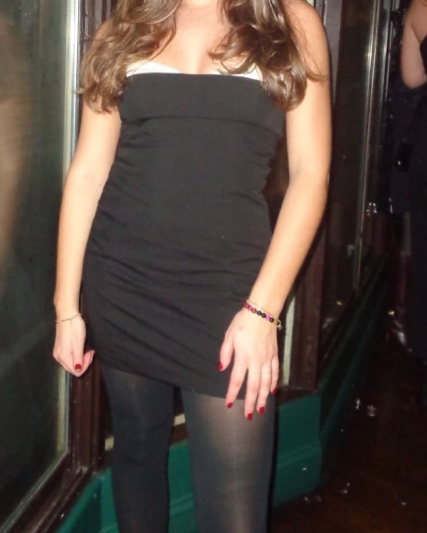 Chic Black Bodycon Dress - Image 1