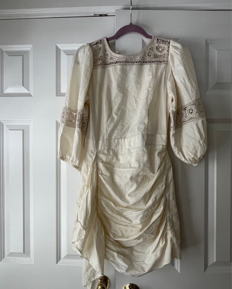 Rhode Pia Dress In Macadamia - Image 3