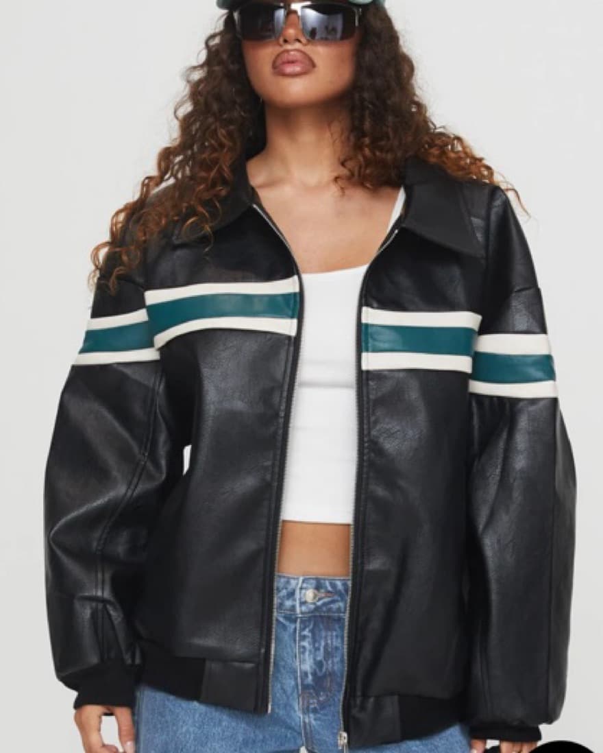 Princess Polly Faux Leather Jacket - Image 2