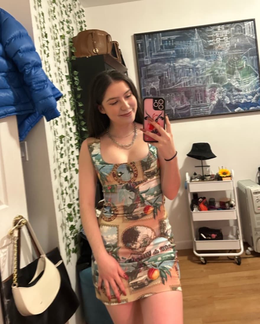 Miaou Vivi Postcard Dress  - Image 2